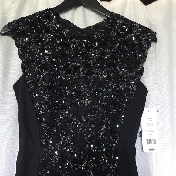 French Connection Black Sequin Dress - Picture 2 of 12